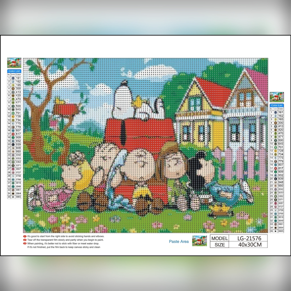 Snoopy DIY 5D Diamond Painting 30cm*40cm